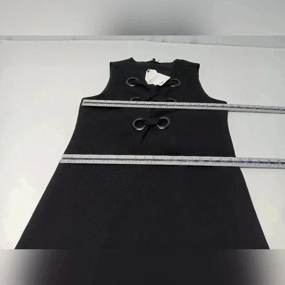 English Factory Sleeveless, Large front grommet Midi Dress Size M - Picture 3 of 8